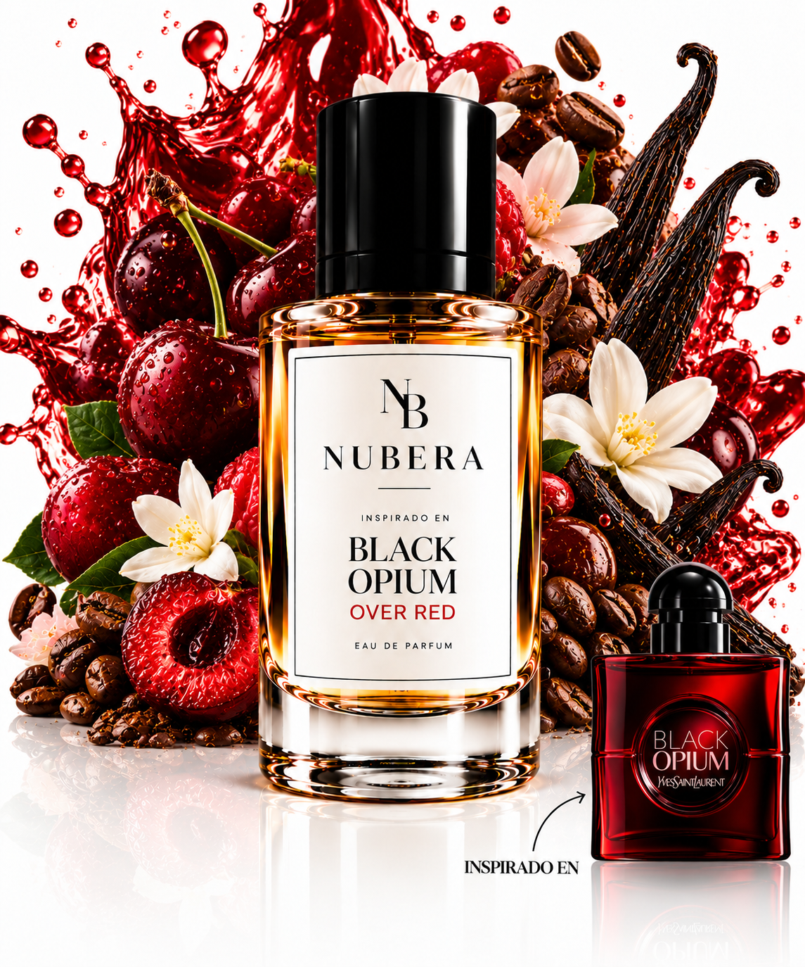 N-207 - Inspirado en Black Opium Over Red